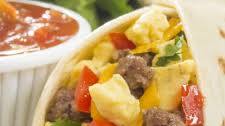 Beef Breakfast Burritos