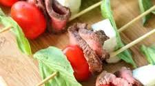 Beef Caprese Skewers