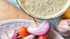 Beef Kofta Meatball Kebabs with Lemon Herb Tahini Sauce