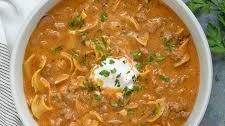 Beef Stroganoff Soup