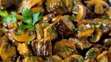 Beef Tips with Mushroom Gravy