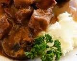 Beef Tips with Mushroom Gravy