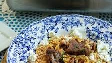 Beef Youvetsi in the Instant Pot (Ready in under 60 mins!)