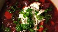 Beef and Beet Borscht