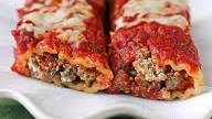 Beef and Sausage Manicotti