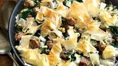 Beef and Spinach Greek Pie