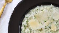 Beef broth risotto