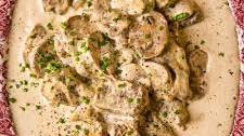 Beef in Truffled Cream Sauce