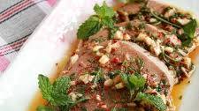 Beef tongue in vinaigrette