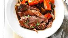 Beer-Braised Roast with Root Vegetables