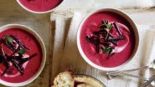 Beet, Ginger, and Coconut Milk Soup