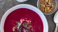 Beet, Ginger and Coconut Soup
