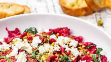 Beets And Goat Cheese Pasta