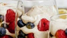 Berry Parfait with Cream