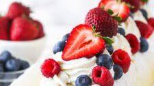 Berry Vanilla Cake Roll