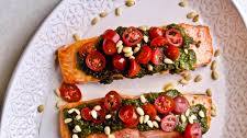 Best Baked Pesto Salmon Recipe (Easy)