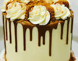 Biscoff Cookie Butter Drip Cake