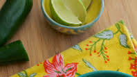 Black Bean Soup with Avocado Crema