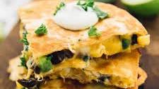 Black Bean and Corn Quesadillas