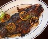 Blackened Catfish with Lemon Rosemary Sauce