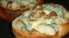 Blue Cheese Walnut Toasts