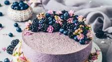 Blueberry Chia Pudding Pie | Vegan