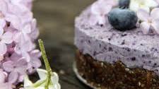 Blueberry Chia Seed Cashew Cake