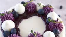 Blueberry Chiffon Cake Recipe