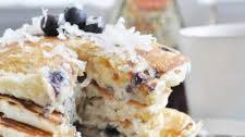Blueberry Coconut Pancakes