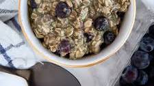 Blueberry Matcha Overnight Oats