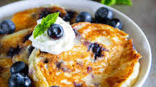 Blueberry Ricotta Pancakes
