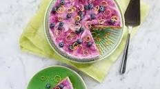 Blueberry Swirl Cheesecake