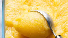 Boozy Pineapple Mango Sorbet