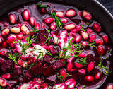 Borscht (beetroot soup)