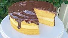 Boston Cream Pie (Doctored Cake Mix)
