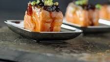 Bourbon-Glazed Salmon Appetizer