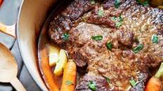 Braised Pot Roast with Sweet Onion Gravy