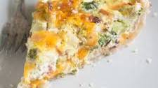 Broccoli Cheese Quiche