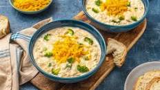 Broccoli Cheese and Rice Soup