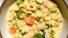 Broccoli Macaroni and Cheese Soup