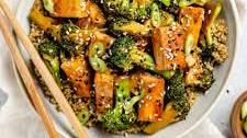 Broccoli Tofu Stir Fry with Quinoa