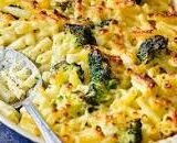 Broccoli macaroni cheese