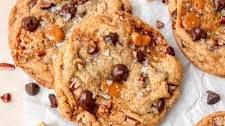 Brown Butter Turtle Cookies