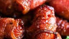 Brown Sugar Bacon Wrapped Smokies