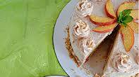 Brown Sugar Cake with Peach Jam Filling