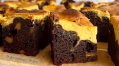 Brownies cheesecake al mango senza glutine