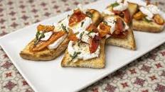 Bruschetta with tomatoes, mozzarella and basil