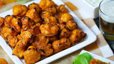 Buffalo Cauliflower Bites with Blue Cheese Dip