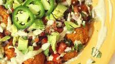 Buffalo Cauliflower Nachos