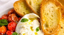 Burrata with Balsamic Tomatoes